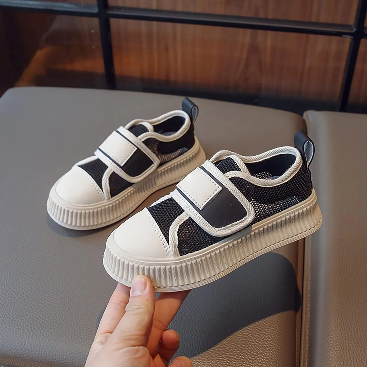 sfdgfhyf Sport Shoes for Boys Girls Summer Mesh Hollow Breathable Sports And Casual Shoes Girls Sneakers For Little Child