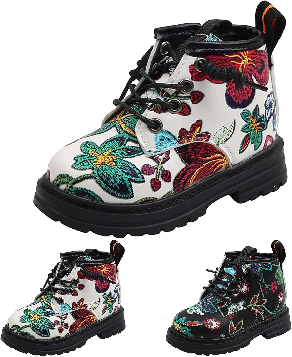 sfdgfhyf Toddler BreathableBoots Fashion Autumn Winter Children Boots Boys And Girls Ankle Boots Thick Soled Non Slip