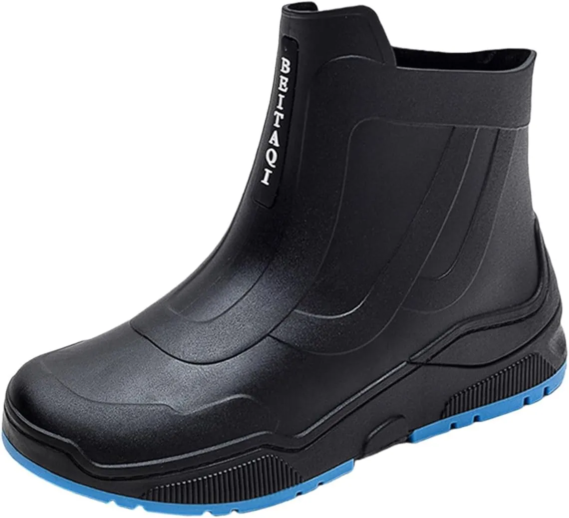 Shoe Cover Snow Rain Boots Water Shoes Couples Same Style Low Top Rubber Shoes Casual Fashion Outdoor Work Officer