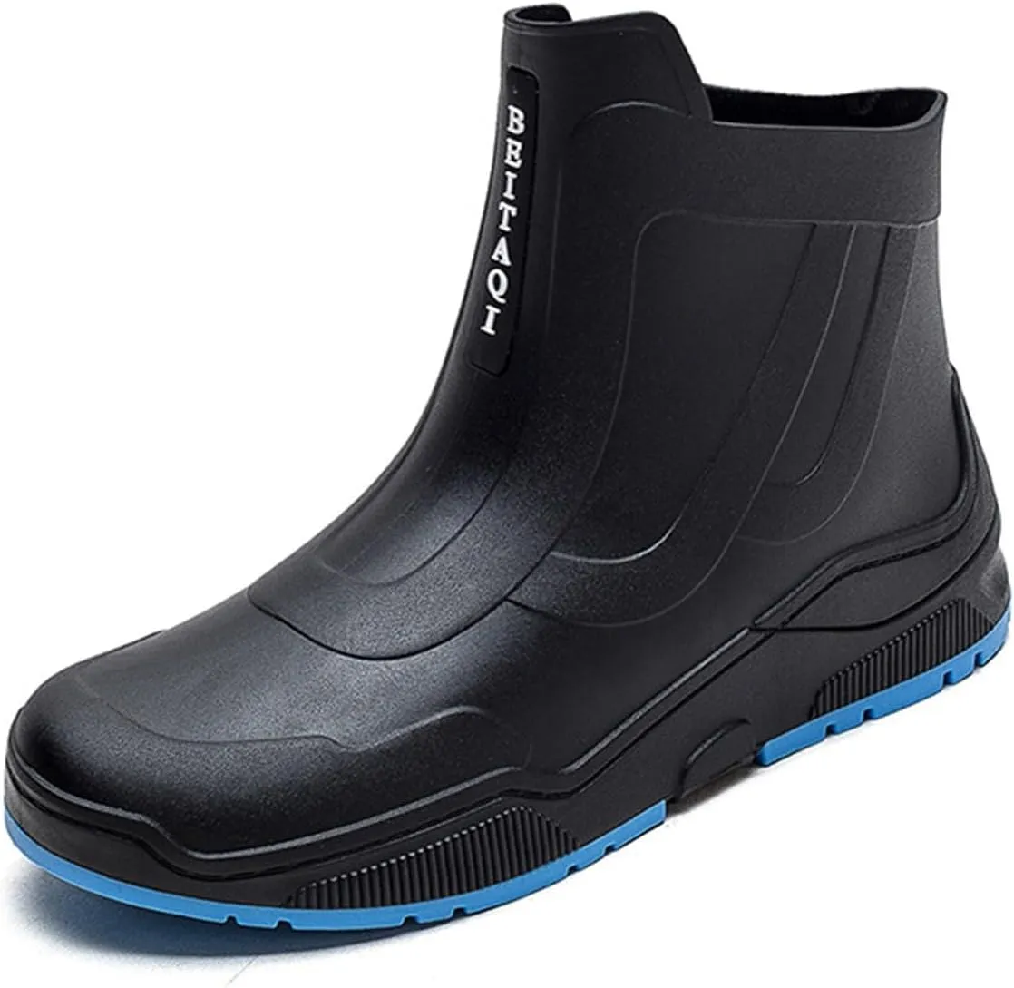 Shoe Cover Snow Rain Boots Water Shoes Couples Same Style Low Top Rubber Shoes Casual Fashion Outdoor Work Officer