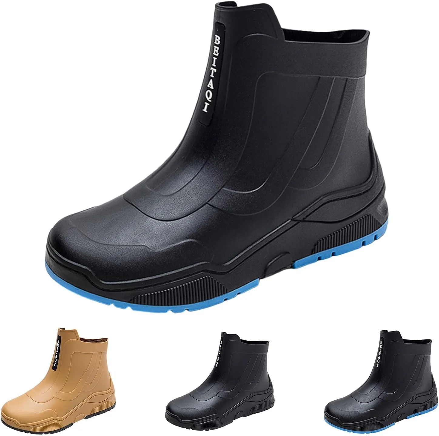 Shoe Cover Snow Rain Boots Water Shoes Couples Same Style Low Top Rubber Shoes Casual Fashion Outdoor Work Officer
