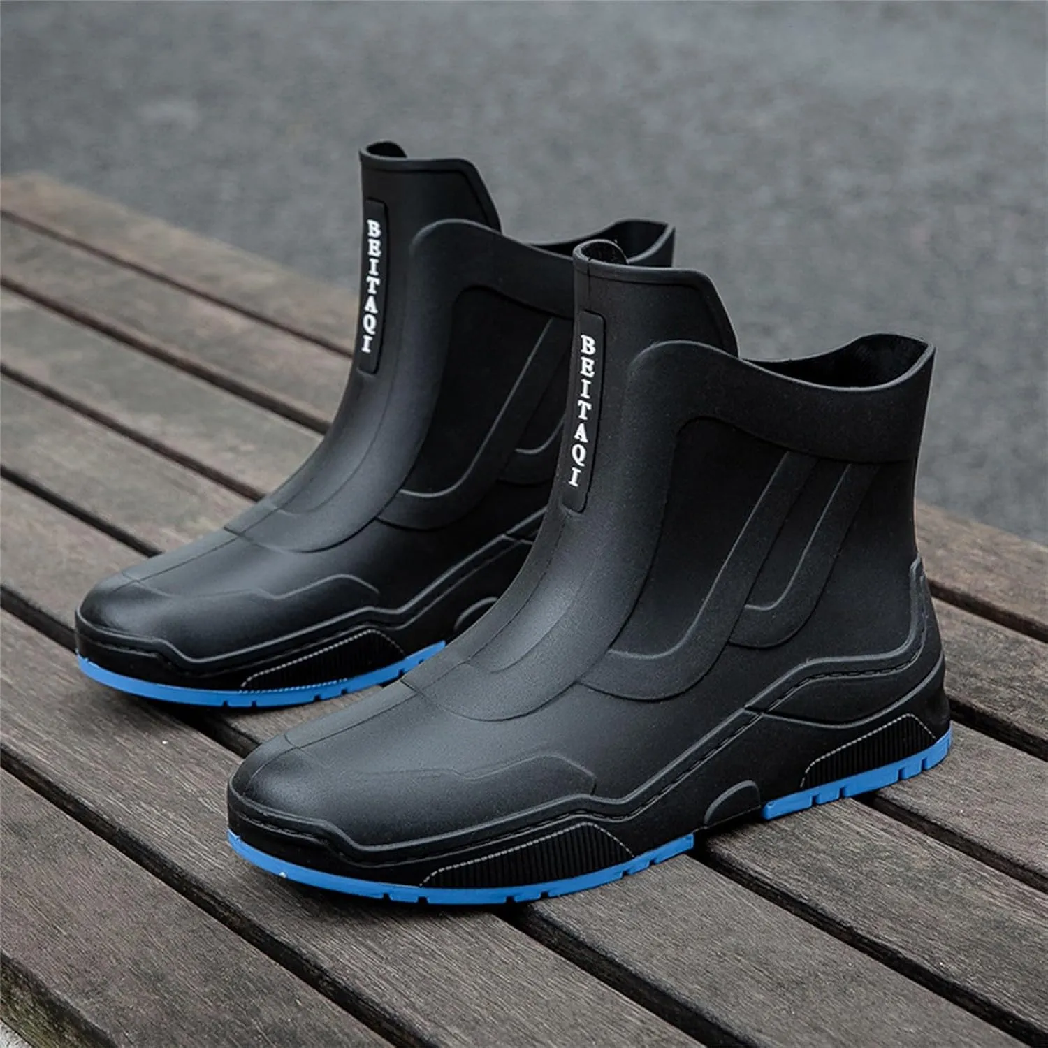 Shoe Cover Snow Rain Boots Water Shoes Couples Same Style Low Top Rubber Shoes Casual Fashion Outdoor Work Officer