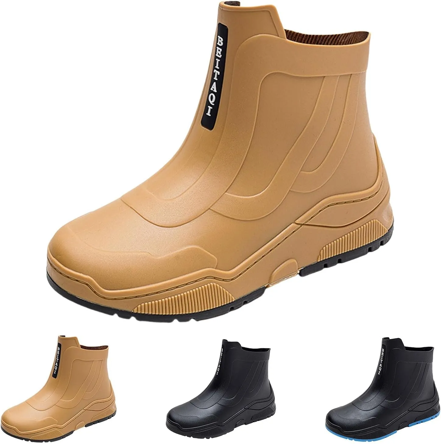 Shoe Cover Snow Rain Boots Water Shoes Couples Same Style Low Top Rubber Shoes Casual Fashion Outdoor Work Officer