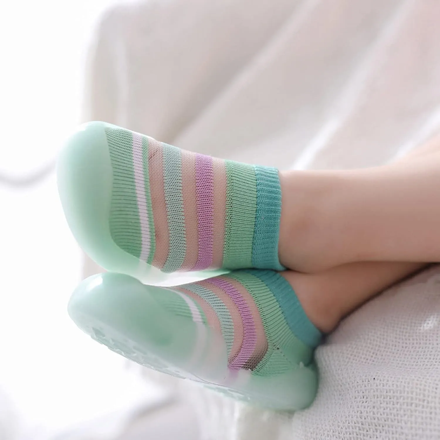 Shoes for Kids Infant Boys Girls Striped Prints Socks Shoes Toddler Breathable Mesh The Shoes for Toddlers