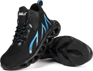 Shoes Steel Toe Shoes for Men Women Slip On Lightweight Comfortable Safety Shoes Lounging Fashion Safety Shoes