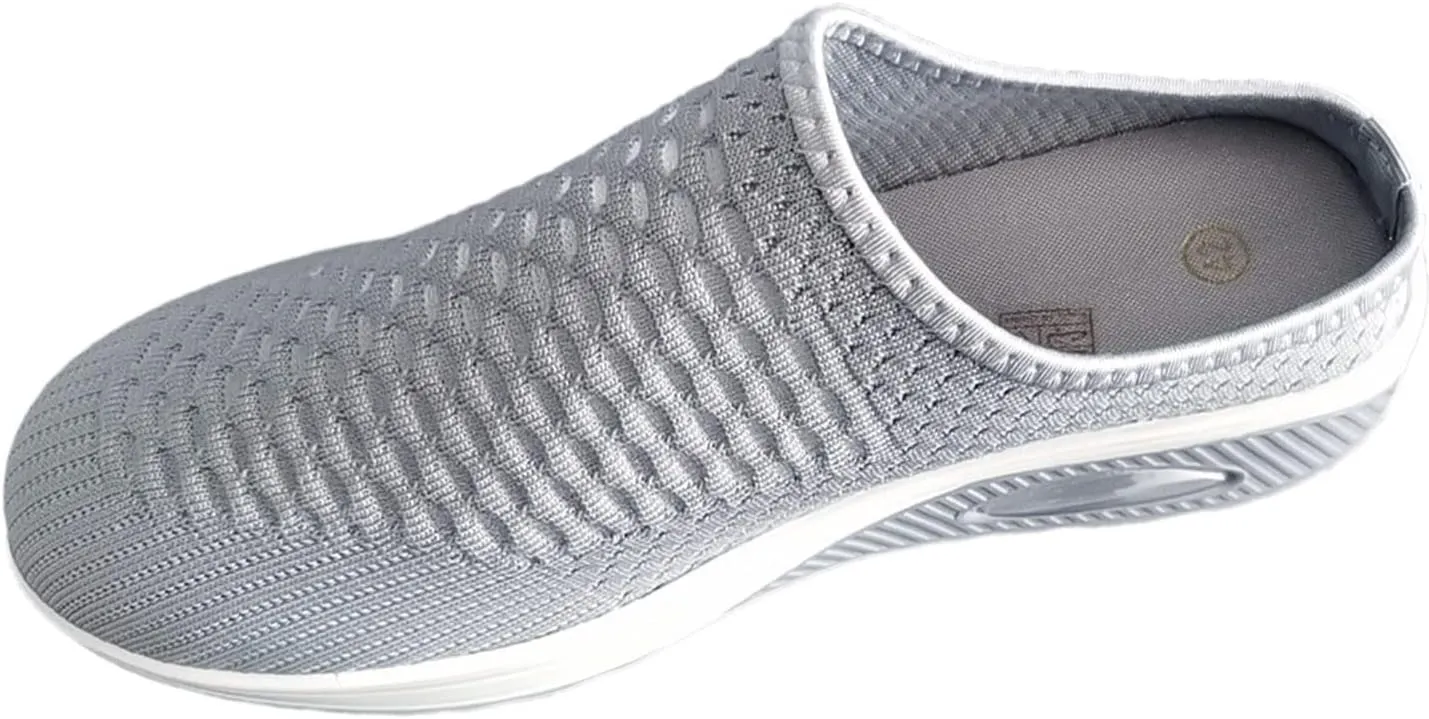 Slip On Sneakers for Women Orthopedic Platform Loafers Breathable Lightweight Running Shoes Summer Open Back Garden Clogs