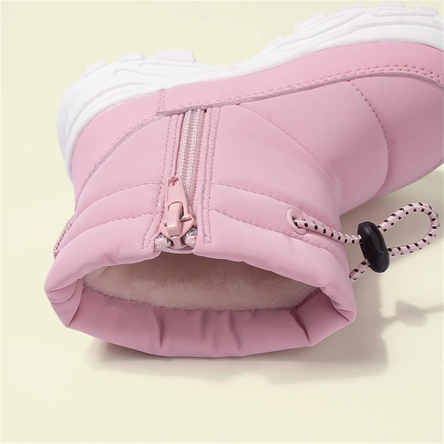 Snow Boots Boys Little Kid Toddler Winter Snow Boots Waterproof Insulated Faux Fr Boys Girls Hiking Boots For Toddler