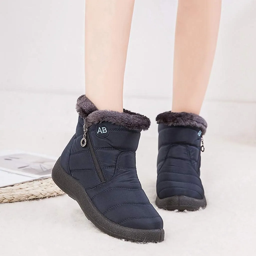 Snow Shoes For Men Womens Extra Wide Width Snow Boots Bootie Footwear Warm Shoes Wide Boots
