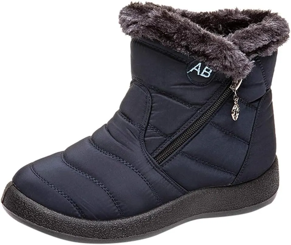 Snow Shoes For Men Womens Extra Wide Width Snow Boots Bootie Footwear Warm Shoes Wide Boots