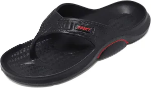 Summer Men's Casual Beach Flip Flops, Bathroom Anti-Slip Flip Flops.