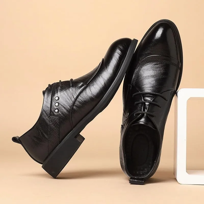 Summer Work Formal Oxford Shoes Pointed Toe Shiny Patent Leather Lace Up Casual Prom Party Shoes