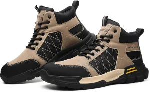 Tanleewa Safety Work Shoes for Men Women Lightweight Work Safety Boots Comfortable & Durable Safety Sneakers Indestructible Industrial Construction Steel Toe Shoes