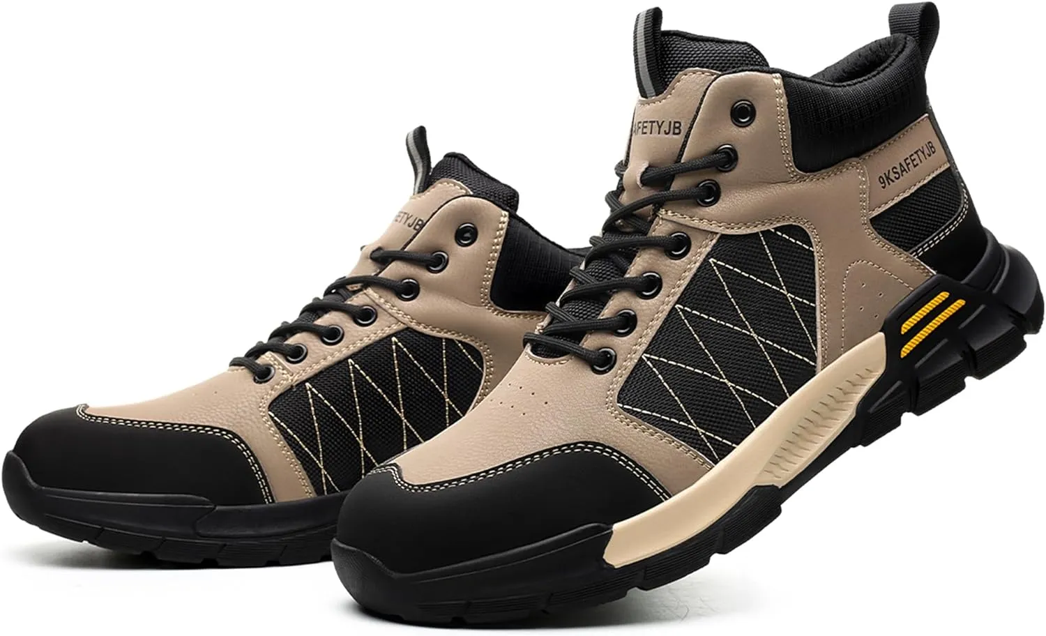 Tanleewa Safety Work Shoes for Men Women Lightweight Work Safety Boots Comfortable & Durable Safety Sneakers Indestructible Industrial Construction Steel Toe Shoes