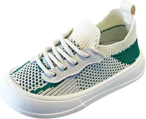Toddler Boys Girls Slip on Sneakers Kids Lightweight Tennis Shoes Breathable Fashion Casual Shoes