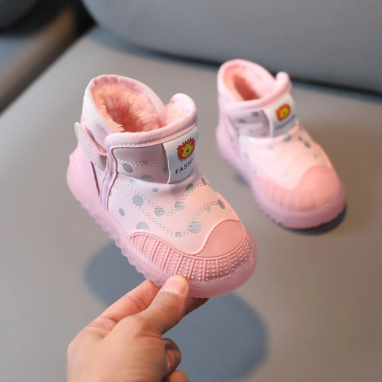 Toddler Girl Over The Knee Boots Toddler Warm Children Luminous Cotton Light Boots Led Baby Girls Boys Kids Shoes Winter Casual Shoes Toddler Girl Warm Boots