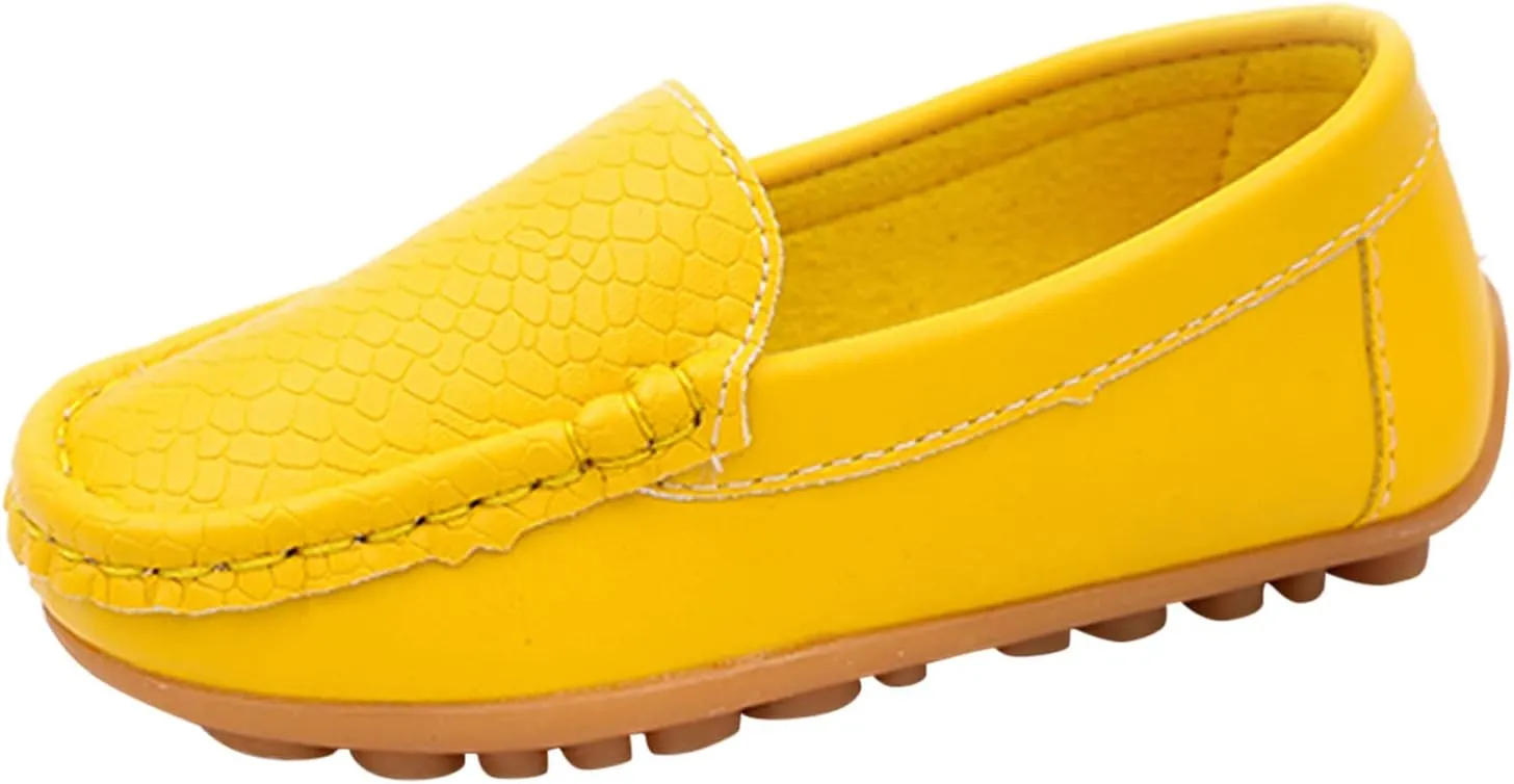 Toddler Little Kid Boys Girls Soft Slip On Loafers Dress Flat Shoes Boat Shoes Casual Shoes Shoes Children for