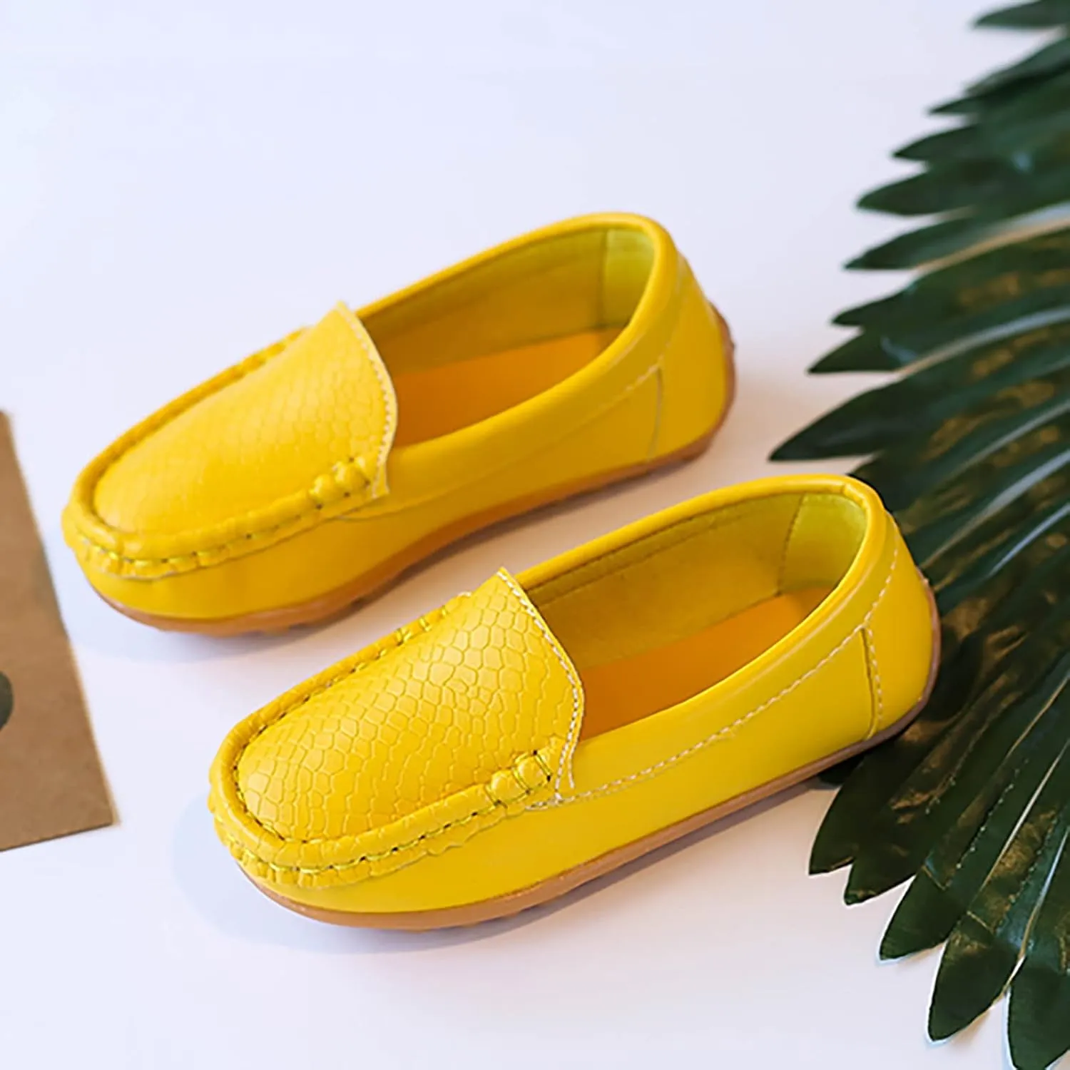 Toddler Little Kid Boys Girls Soft Slip On Loafers Dress Flat Shoes Boat Shoes Casual Shoes Shoes Children for