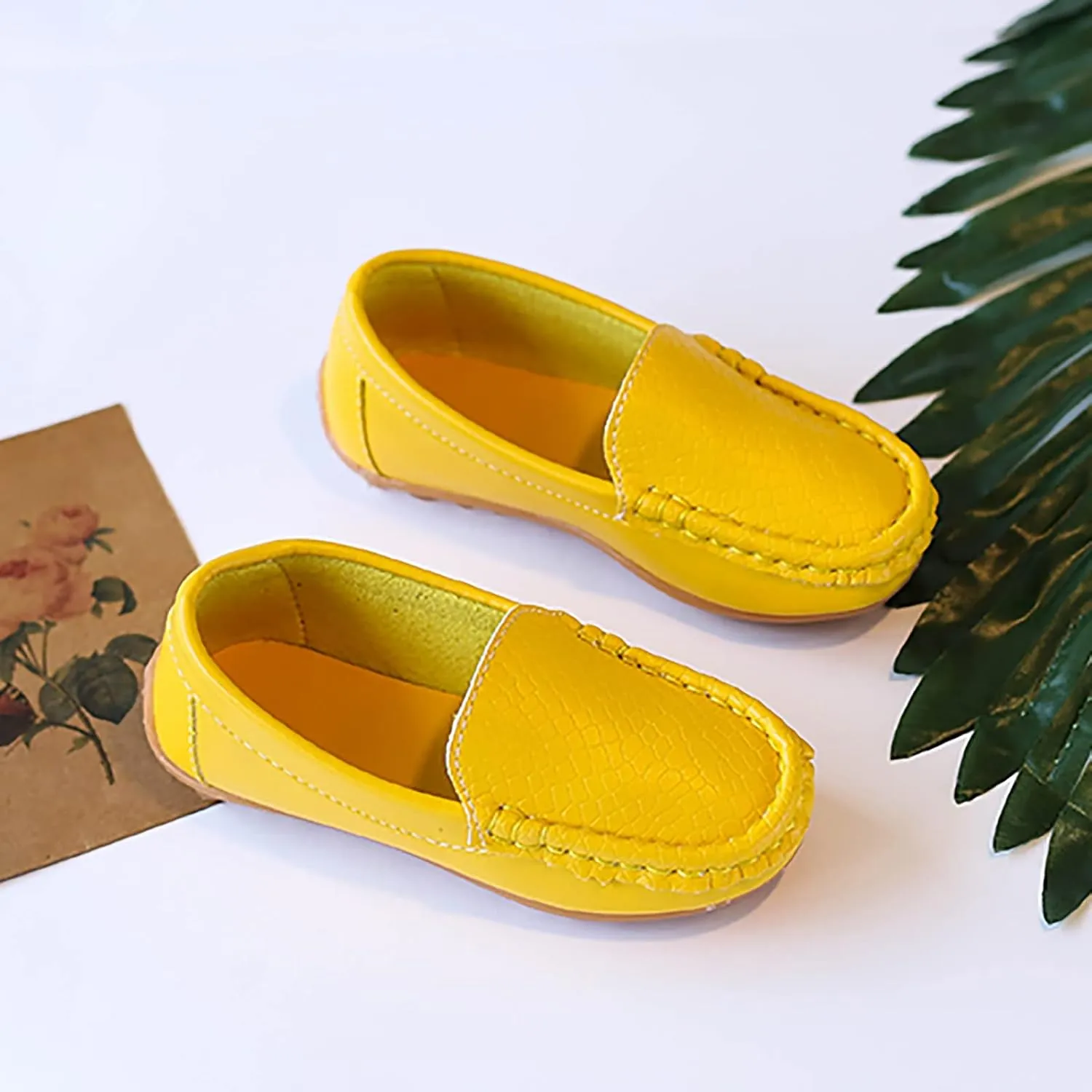 Toddler Little Kid Boys Girls Soft Slip On Loafers Dress Flat Shoes Boat Shoes Casual Shoes Shoes Children for