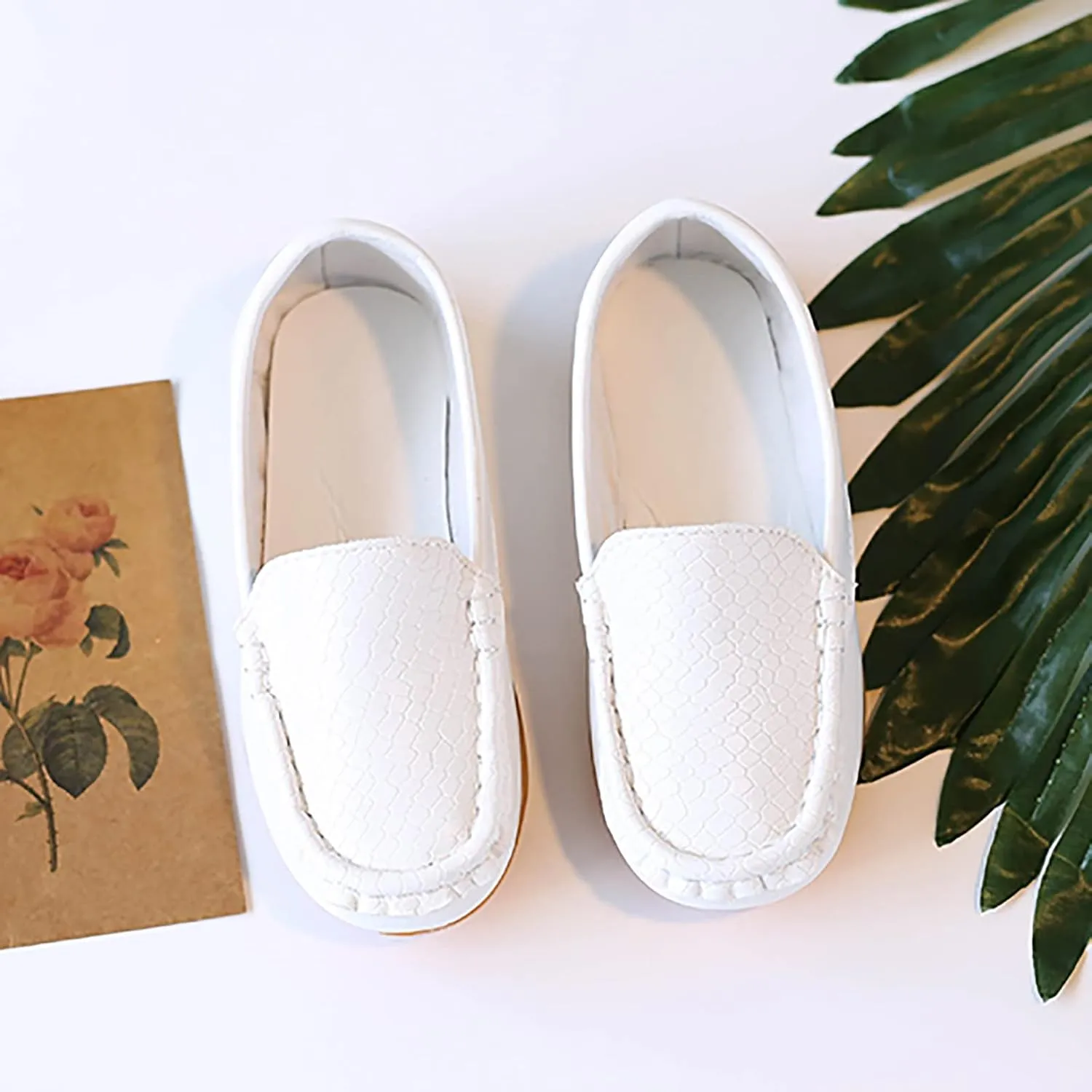 Toddler Little Kid Boys Girls Soft Slip On Loafers Dress Flat Shoes Boat Shoes Casual Shoes Shoes Children for