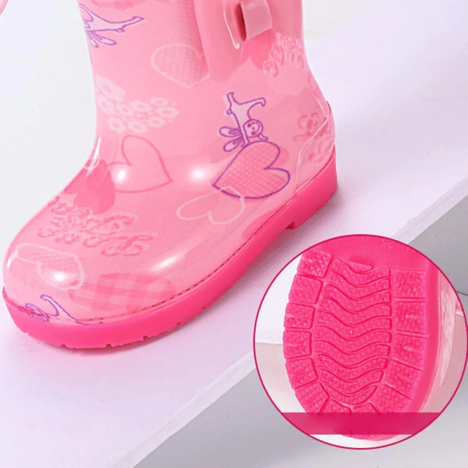Toddler Rain Boots Baby Rain Boots Short Rain Boots For Toddler Easy On Lightweight Leather Toddler Boots