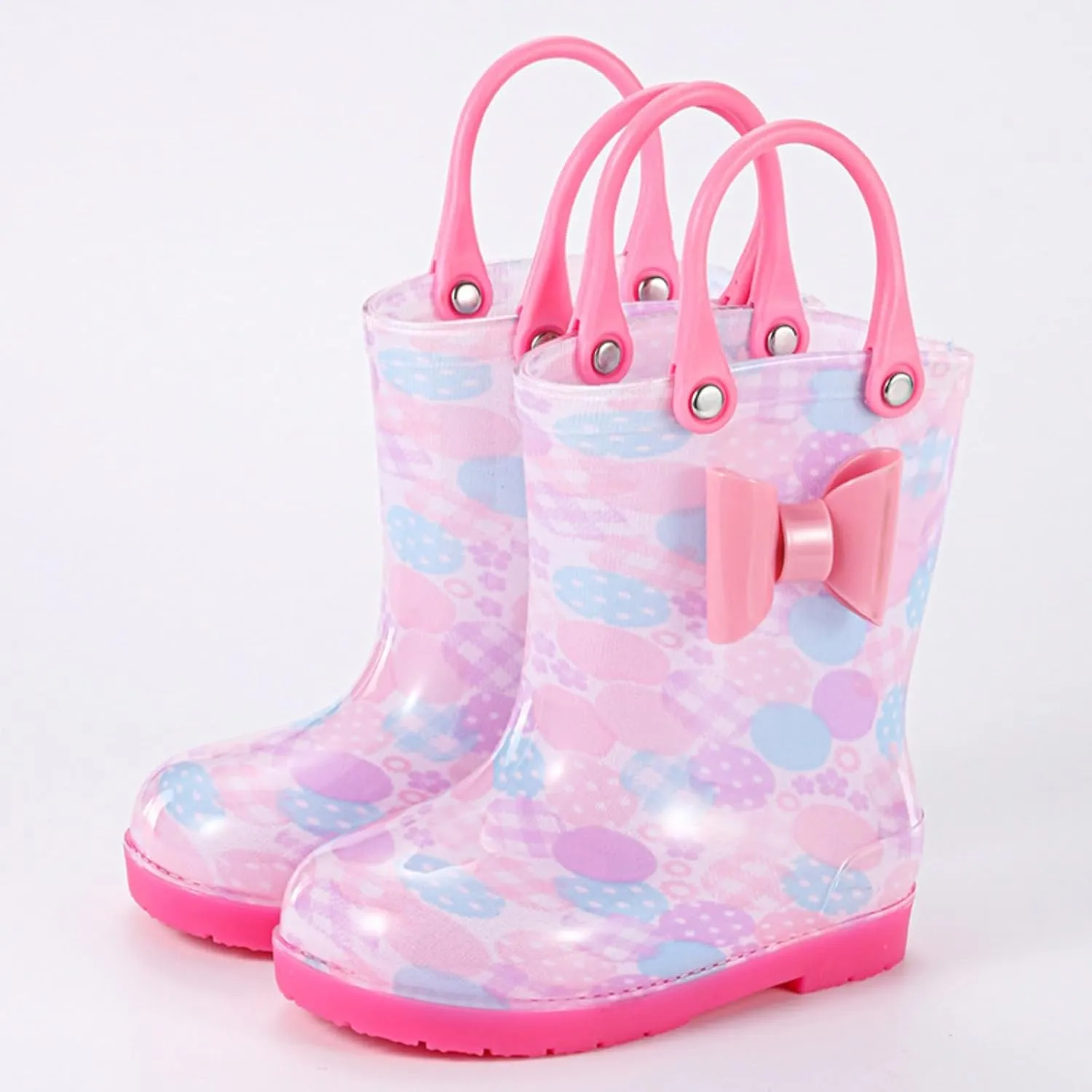 Toddler Rain Boots Baby Rain Boots Short Rain Boots For Toddler Easy On Lightweight Leather Toddler Boots