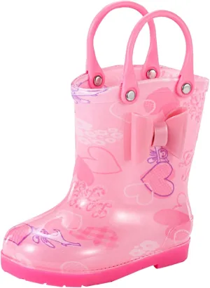 Toddler Rain Boots Baby Rain Boots Short Rain Boots For Toddler Easy On Lightweight Leather Toddler Boots