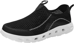 Wide Walking Shoes for Men Casual Sneaker Mesh Breathable Walking Shoe Comfortable & Light-Weight Stretch Shoes