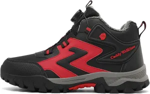 Winter men's mid length boots hiking snow insulated waterproof outdoor boots waterproof snow boots work boots hiking boots