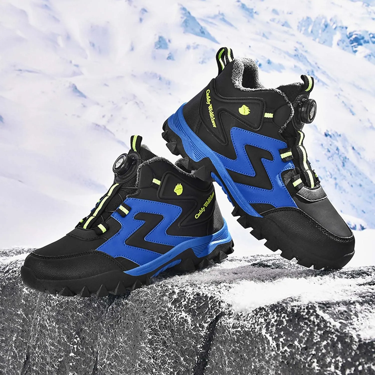 Winter men's mid length boots hiking snow insulated waterproof outdoor boots waterproof snow boots work boots hiking boots