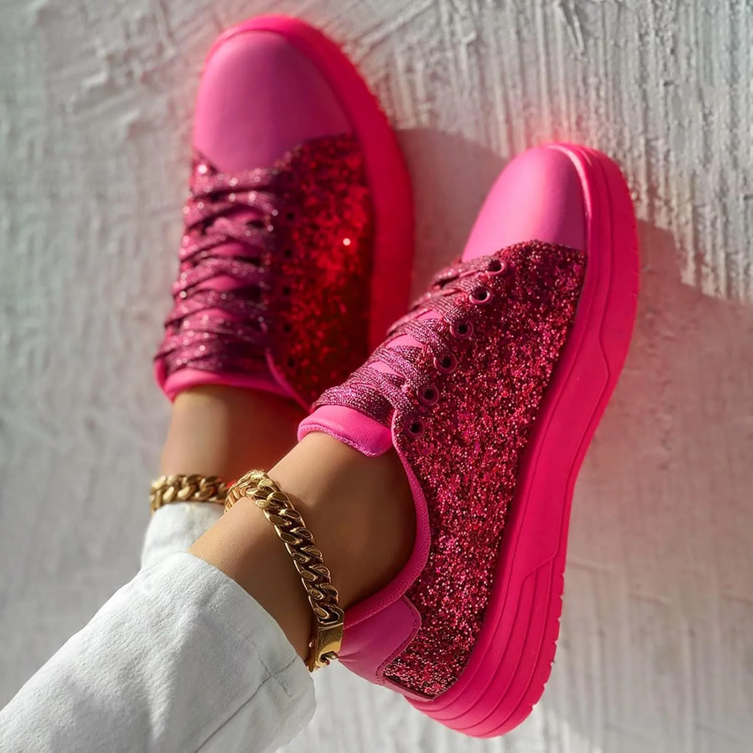 Womens Fashion Sneakers Shoes for Woman Womens Shoes Sport Shoes for Womenscomfortable Slip on Platform Sneakers
