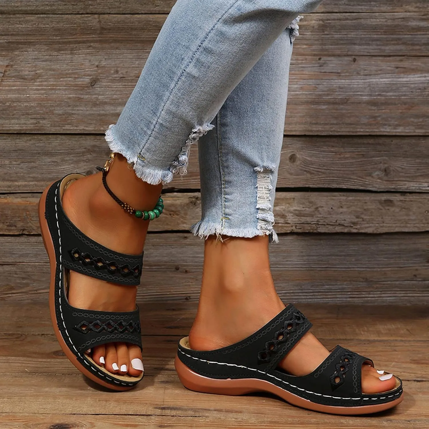 WomenS Orthopedic Arch Support Flowers Clip Toe Sandals Orthopedic Womens Sandals Platform Orthopedic Womens Boho Sandals Orthotic Womens Arch Support Flip Flops Ladies Orthopedic Women Shoes