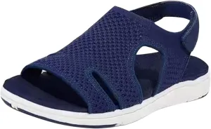 Womens Orthopedic Mesh Slides Breathable Design Summer Casual Sandals Arch Support Comfortable Beach Walking Quick Dry Sport Shoes Orthopedic Shoes for Women