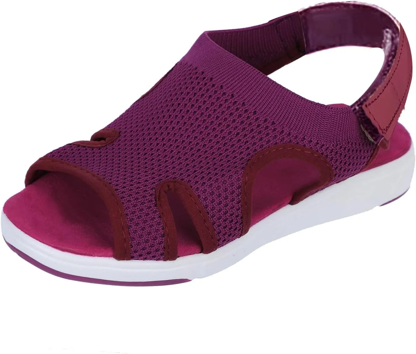 Womens Orthopedic Mesh Slides Breathable Design Summer Casual Sandals Arch Support Comfortable Beach Walking Quick Dry Sport Shoes Orthopedic Shoes for Women