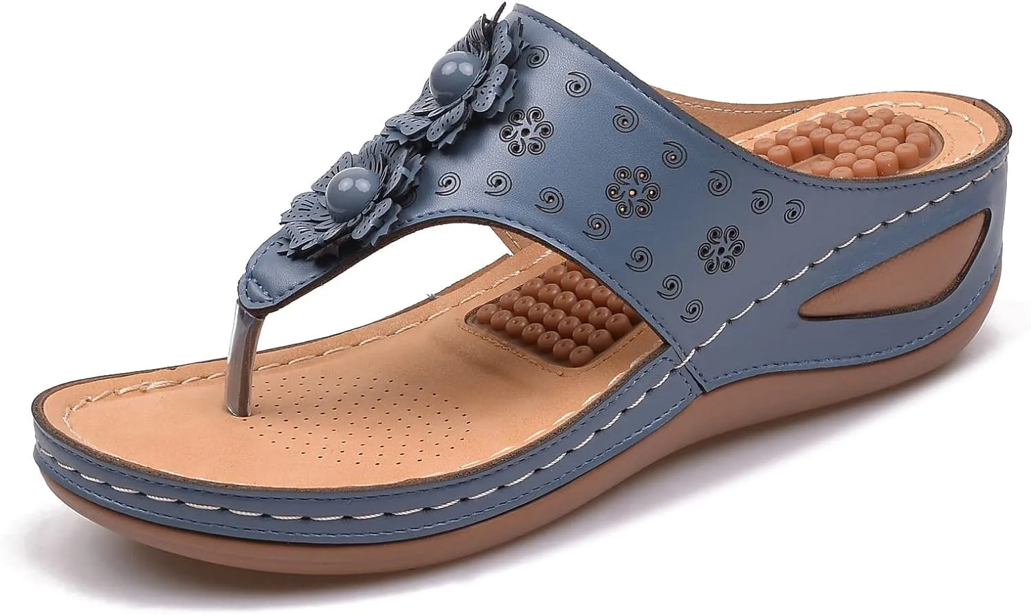 Womens Orthopedic Sandals With Arch Support Summer Casual Flip Flops Adjustable Buckle Beach Walking Shoes Breathable Mesh Quick Dry Sport Sandals Orthopedic Shoes for Women