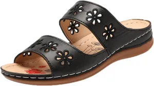 Womens Recovery Sandals Orthopedic with Arch Support Adjustable Straps Comfortable Walking Shoes Thick Cushion Summer Beach Casual Outdoor Plantar Fasciitis Relief