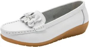 Womens Slip On Loafers Comfort Orthopedic Loafers Arch Support Sneakers Casual Walking Shoes Dressy Business Shoes