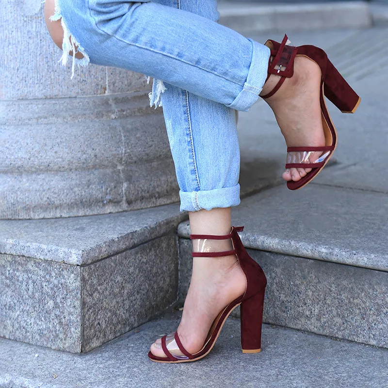 Women's Summer Strap High-Heeled Sandals