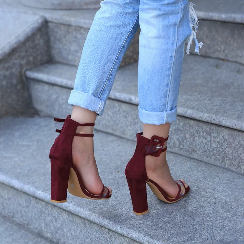 Women's Summer Strap High-Heeled Sandals