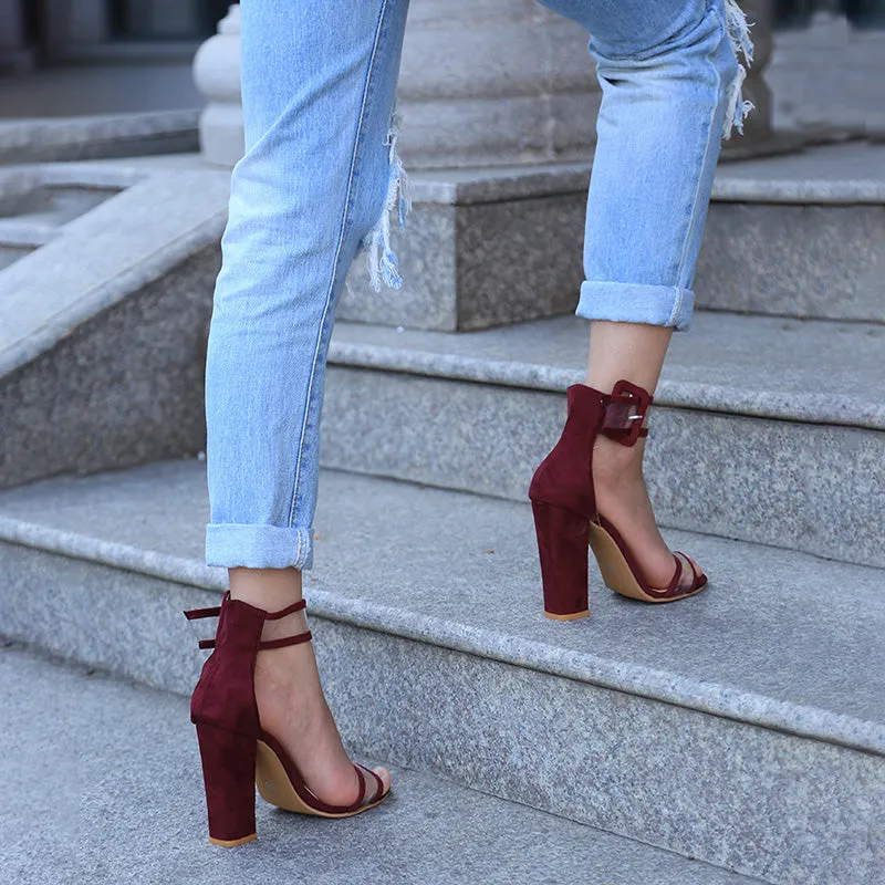 Women's Summer Strap High-Heeled Sandals