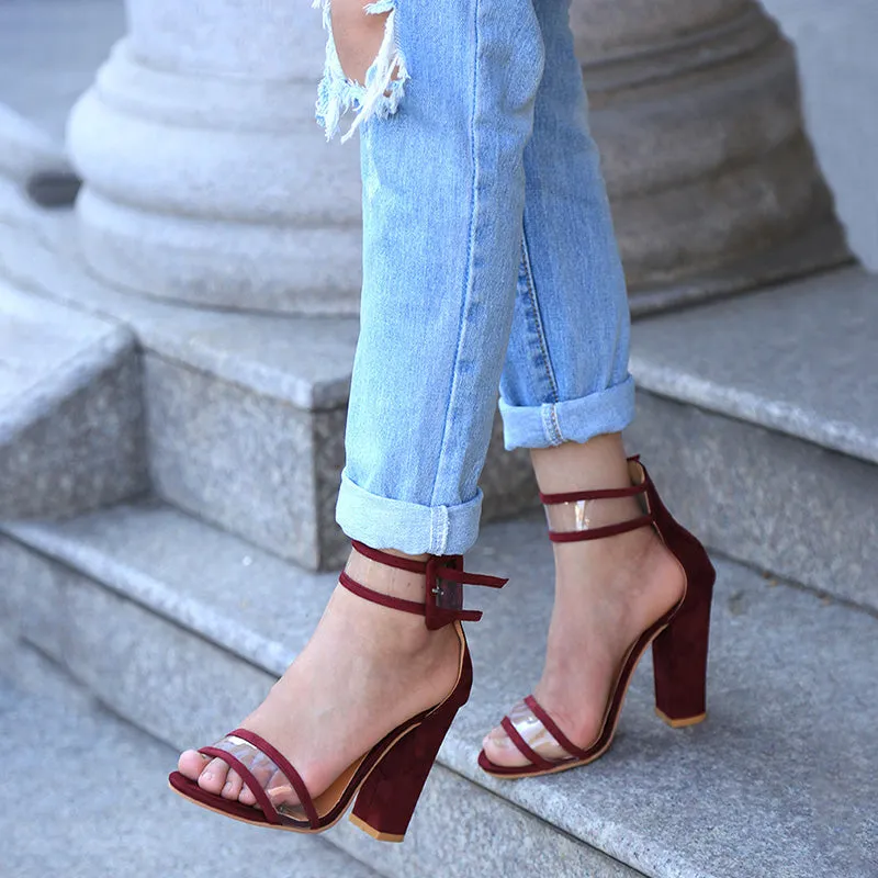 Women's Summer Strap High-Heeled Sandals