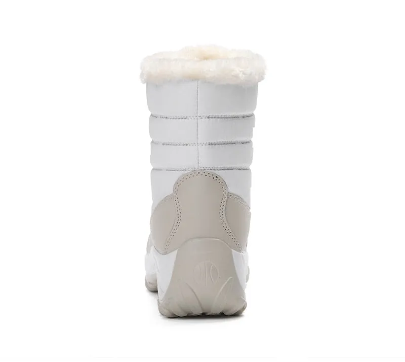 Women's Waterproof Non-Slip Texture Design Snow Shoes