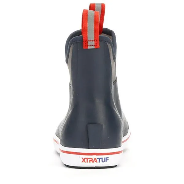 Xtratuf: 6" Ankle Deck Boot Navy/Red
