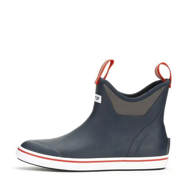 Xtratuf: 6" Ankle Deck Boot Navy/Red