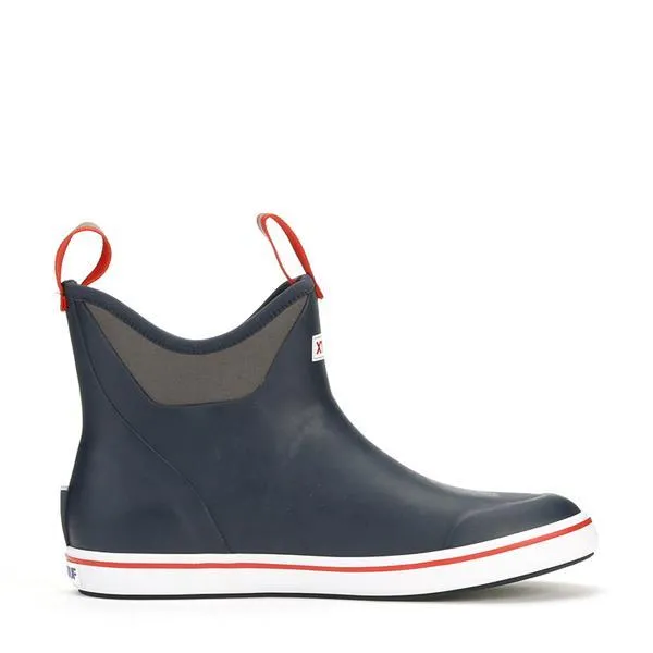 Xtratuf: 6" Ankle Deck Boot Navy/Red