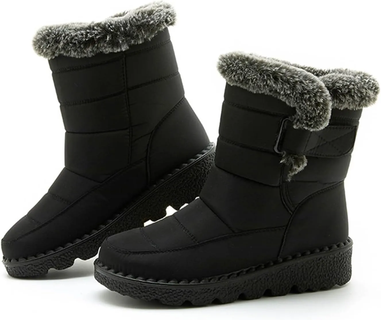 Yanzhenglip Winter Wide Toe Barefoot Hiking Shoes Boots, Non-Slip Waterproof Outdoor Running Boots Snow Boots