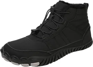Yanzhenglip Winter Wide Toe Barefoot Hiking Shoes Boots, Non-Slip Waterproof Outdoor Running Boots Snow Boots