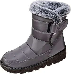 Yanzhenglip Winter Wide Toe Barefoot Hiking Shoes Boots, Non-Slip Waterproof Outdoor Running Boots Snow Boots