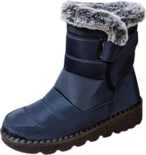 Yanzhenglip Winter Wide Toe Barefoot Hiking Shoes Boots, Non-Slip Waterproof Outdoor Running Boots Snow Boots